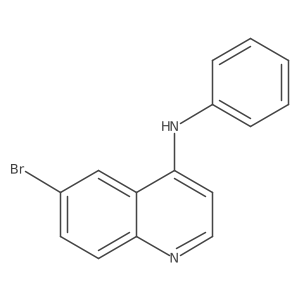 6-Bromo-N-phenyl-4-quinolinamine Structure