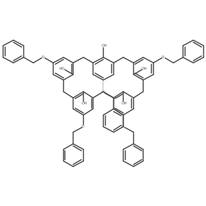 Benzyloxycalix[5]arene结构式