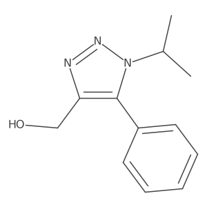 [5-Phenyl-1-(propan-2-yl)-1H-1,2,3-triazol-4-yl]methanol Structure