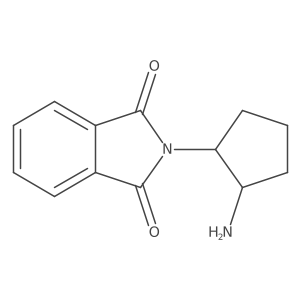 2-(2-Aminocyclopentyl)isoindoline-1,3-dione Structure
