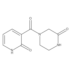 4-(2-Hydroxynicotinoyl)piperazin-2-one Structure
