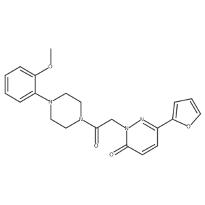 6-(2-furyl)-2-{2-[4-(2-methoxyphenyl)piperazino]-2-oxoethyl}-3(2H)-pyridazinone结构式