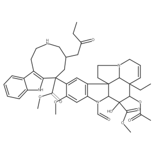 Vincristine metabolite M1结构式