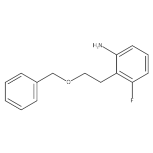3-Fluoro-2-[2-(phenylmethoxy)ethyl]benzenamine Structure