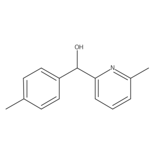 (6-Methylpyridin-2-yl)(p-tolyl)methanol Structure
