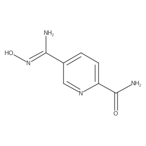 5-(N'-hydroxycarbamimidoyl)pyridine-2-carboxamide Structure
