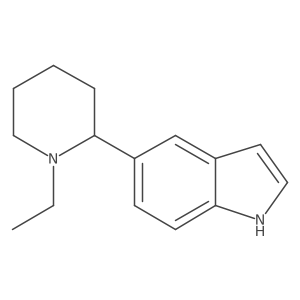 5-(1-Ethylpiperidin-2-yl)-1H-indole结构式