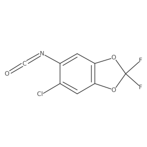 5-Chloro-6-isocyanato-2,2-difluoro-1,3-benzodioxole Structure