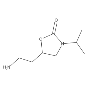 5-(2-Aminoethyl)-3-(propan-2-YL)-1,3-oxazolidin-2-one Structure