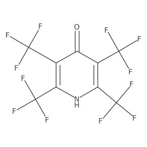 2,3,5,6-Tetrakis(trifluoromethyl)pyridin-4-ol结构式