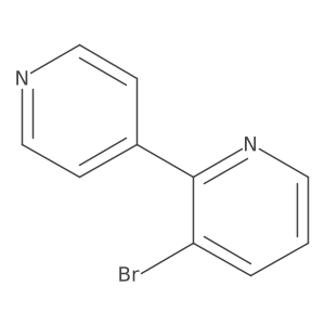 3-Bromo-2-pyridin-4-ylpyridine Structure