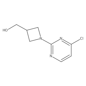 (1-(4-Chloropyrimidin-2-yl)azetidin-3-yl)methanol结构式
