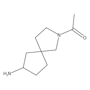 1-(7-Amino-2-azaspiro[4.4]nonan-2-yl)ethanone结构式