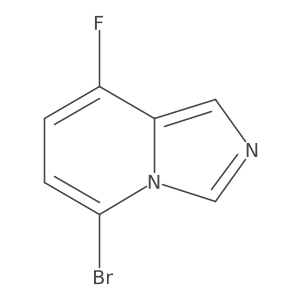 5-Bromo-8-fluoroimidazo[1,5-a]pyridine Structure