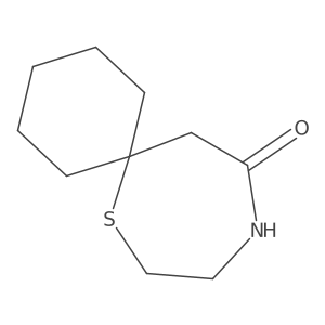 7-thia-10-azaspiro[5.6]dodecan-11-one结构式