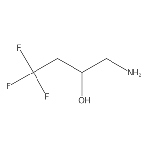 (2R)-1-amino-4,4,4-trifluorobutan-2-ol结构式