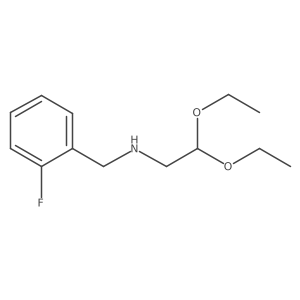 N-(2,2-diethoxyethyl)-2-fluorobenzenemethanamine Structure