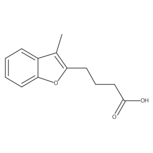 4-(3-Methyl-1-benzofuran-2-yl)butanoic acid结构式