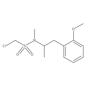 1-chloro-N-[1-(2-methoxyphenyl)propan-2-yl]-N-methylmethanesulfonamide Structure