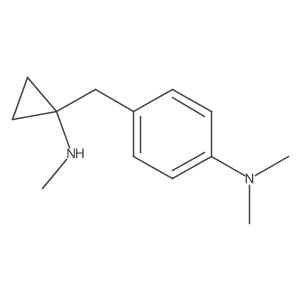 N,N-dimethyl-4-{[1-(methylamino)cyclopropyl]methyl}aniline结构式