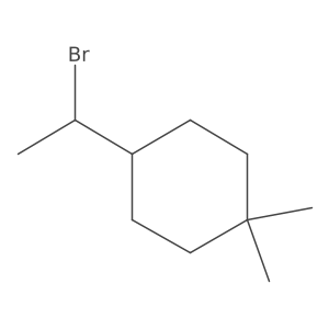 4-(1-Bromoethyl)-1,1-dimethylcyclohexane Structure