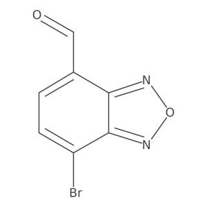 7-Bromobenzo[c][1,2,5]oxadiazole-4-carbaldehyde结构式