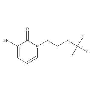 3-Amino-1-(4,4,4-trifluorobutyl)-1,2-dihydropyridin-2-one Structure