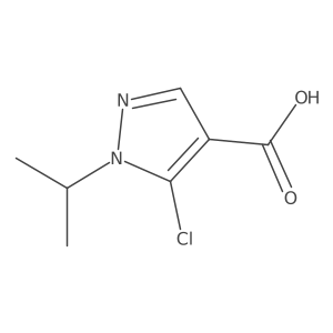 5-chloro-1-(propan-2-yl)-1H-pyrazole-4-carboxylic acid Structure