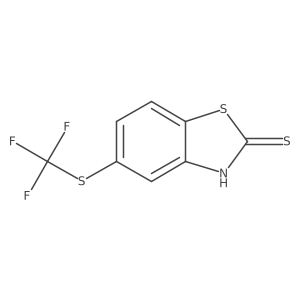 5-[(Trifluoromethyl)thio]-2(3H)-benzothiazolethione Structure