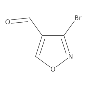 3-Bromo-1,2-oxazole-4-carbaldehyde Structure