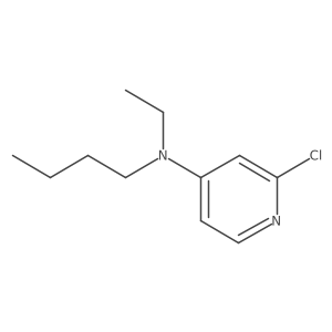 N-butyl-2-chloro-N-ethylpyridin-4-amine结构式