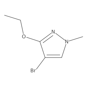 4-Bromo-3-ethoxy-1-methyl-1H-pyrazole Structure
