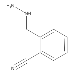 2-(Hydrazinylmethyl)benzonitrile Structure