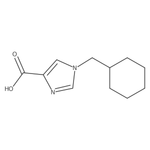 1-(cyclohexylmethyl)-1H-imidazole-4-carboxylic acid Structure