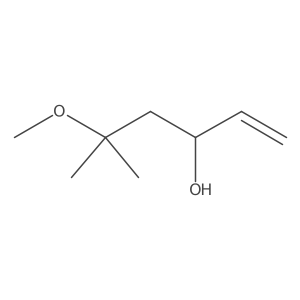 5-Methoxy-5-methylhex-1-en-3-ol Structure
