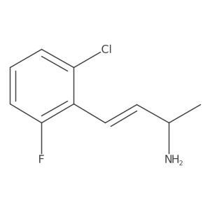 4-(2-Chloro-6-fluorophenyl)but-3-en-2-amine Structure