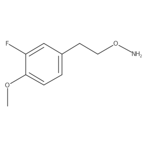 O-[2-(3-fluoro-4-methoxyphenyl)ethyl]hydroxylamine Structure