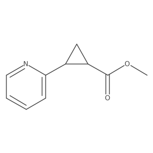 Methyl 2-(pyridin-2-yl)cyclopropane-1-carboxylate Structure