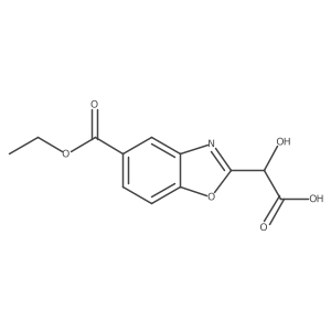 2-(Carboxy(hydroxy)methyl)-5-(ethoxycarbonyl)benzo[d]oxazole Structure