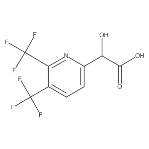 2-(2,3-Bis(trifluoromethyl)pyridin-6-yl)-2-hydroxyacetic acid结构式