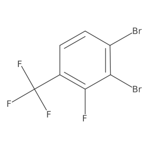 3,4-Dibromo-2-fluorobenzotrifluoride结构式