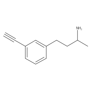 4-(3-Ethynylphenyl)butan-2-amine结构式
