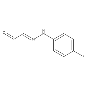2-(2-(4-Fluorophenyl)hydrazono)acetaldehyde Structure