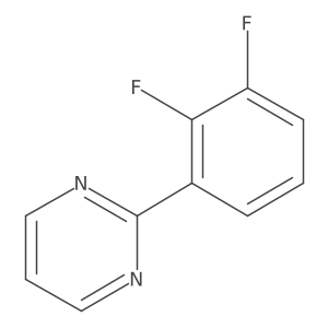 2-(2,3-Difluorophenyl)pyrimidine结构式