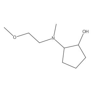 (1R,2R)-2-((2-Methoxyethyl)(methyl)amino)cyclopentan-1-ol Structure