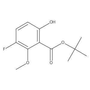 Tert-butyl 3-fluoro-6-hydroxy-2-methoxybenzoate Structure