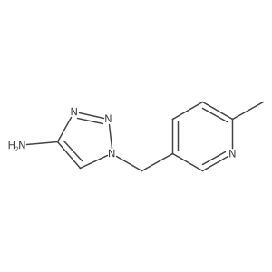 1-[(6-methylpyridin-3-yl)methyl]-1H-1,2,3-triazol-4-amine Structure