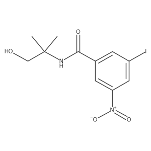 N-(1-hydroxy-2-methylpropan-2-yl)-3-iodo-5-nitrobenzamide Structure