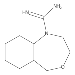 octahydrobenzo[e][1,4]oxazepine-1(5H)-carboximidamide结构式