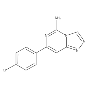 7-(4-Chlorophenyl)-[1,2,4]triazolo[4,3-C]pyrimidin-5-amine Structure